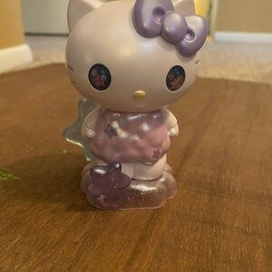 Pearlescent Hello Kitty Figurine with Jewel Eyes